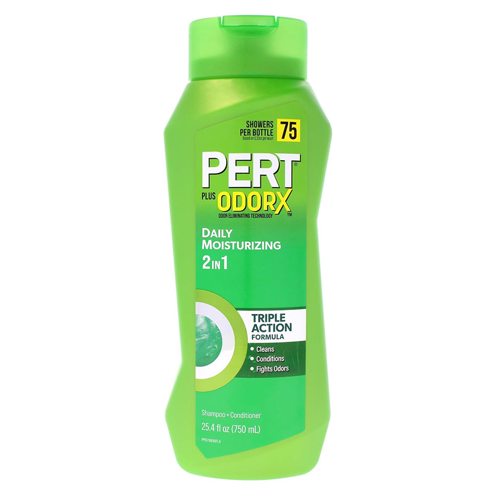Pert Plus Happy Medium Daily Moisturizing 2 In 1 Hair Shampoo Plus Conditioner - 25.4 Oz